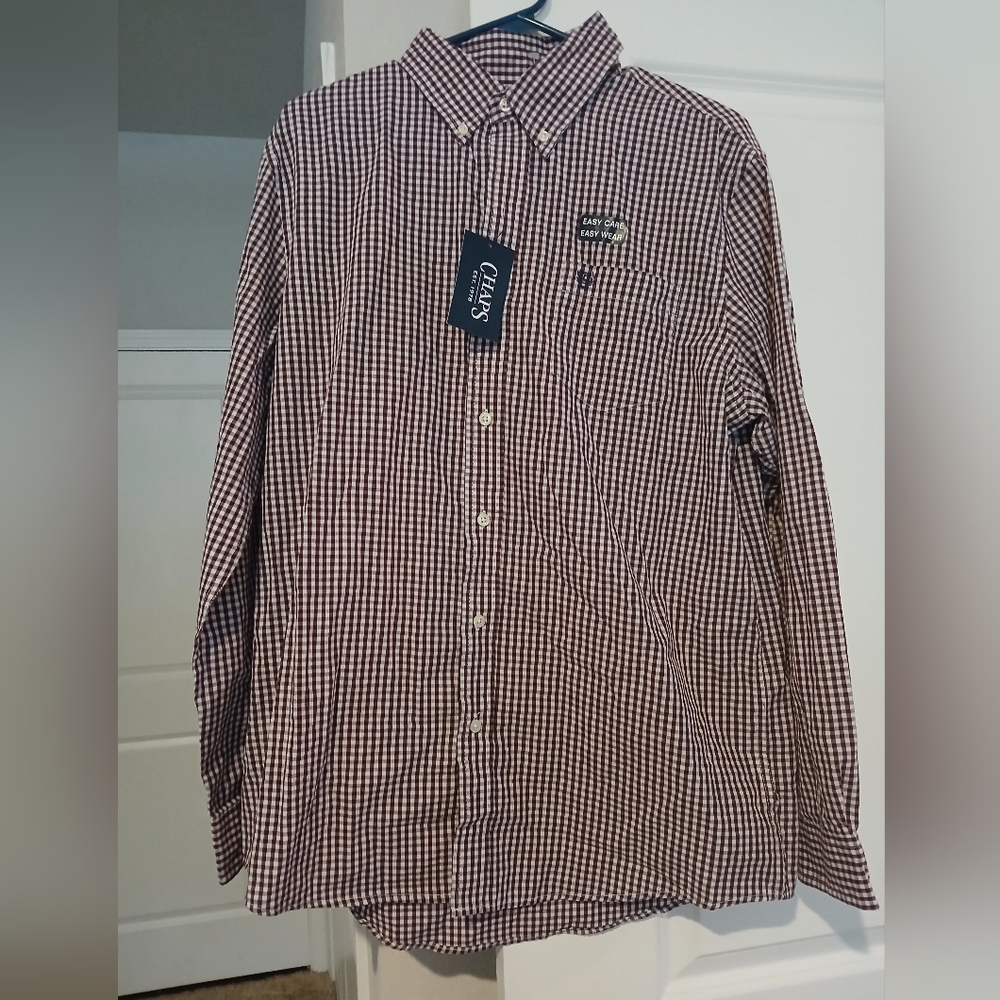NWT Men's Chaps‎ Button Down Shirt